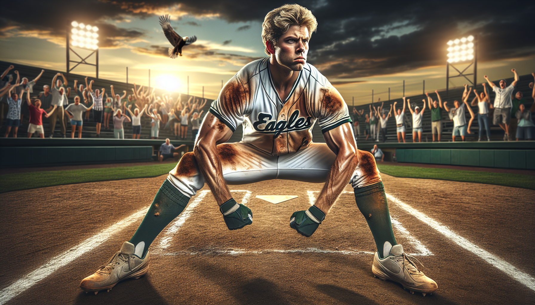 Eagles Senior Achieves Cycle in Stunning Showcase