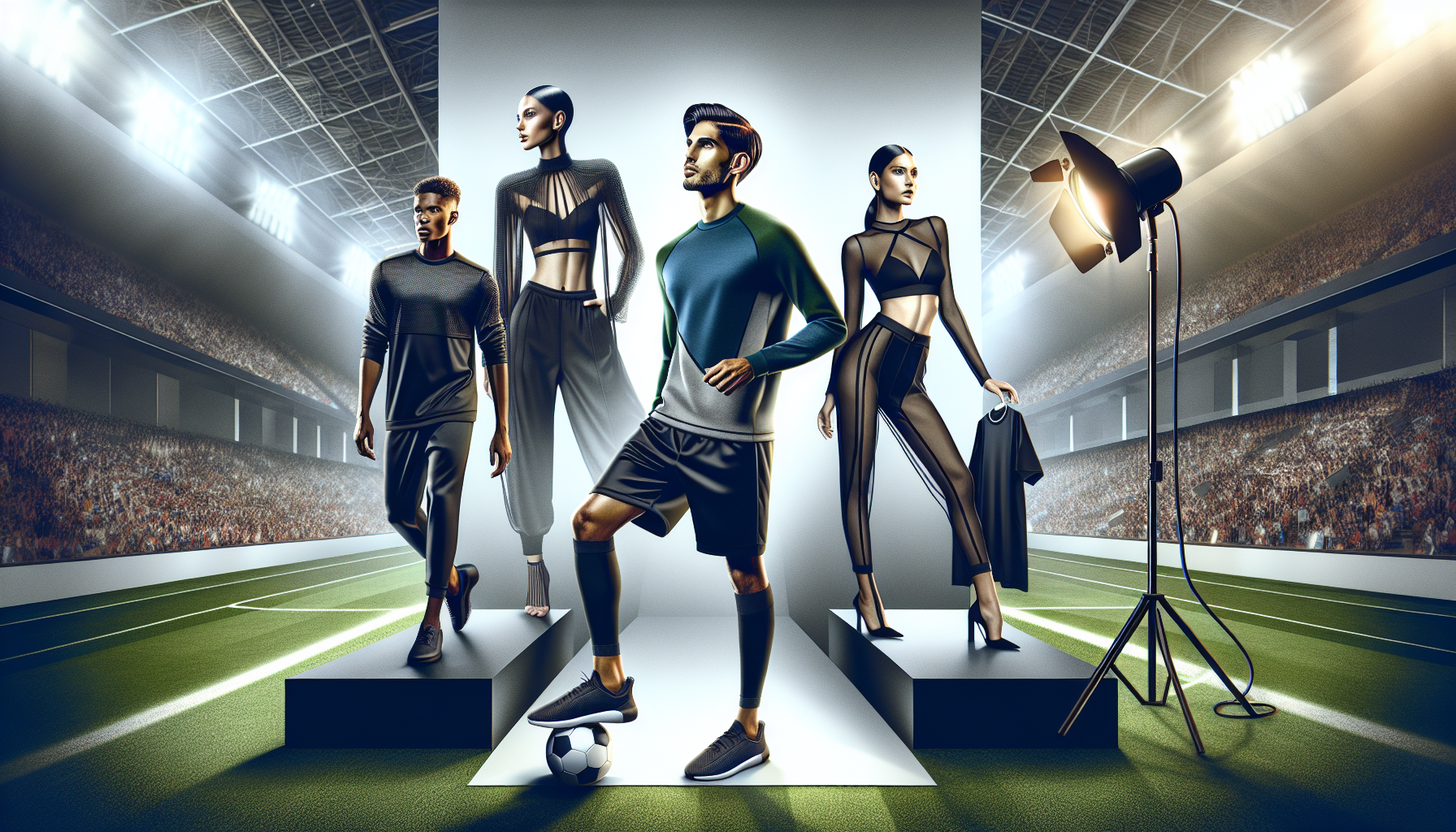 Footballers as Models: The Art of Expression
