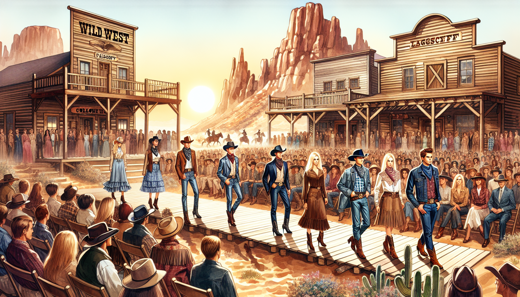 High-Style Wild West Fashion Show in Flagstaff