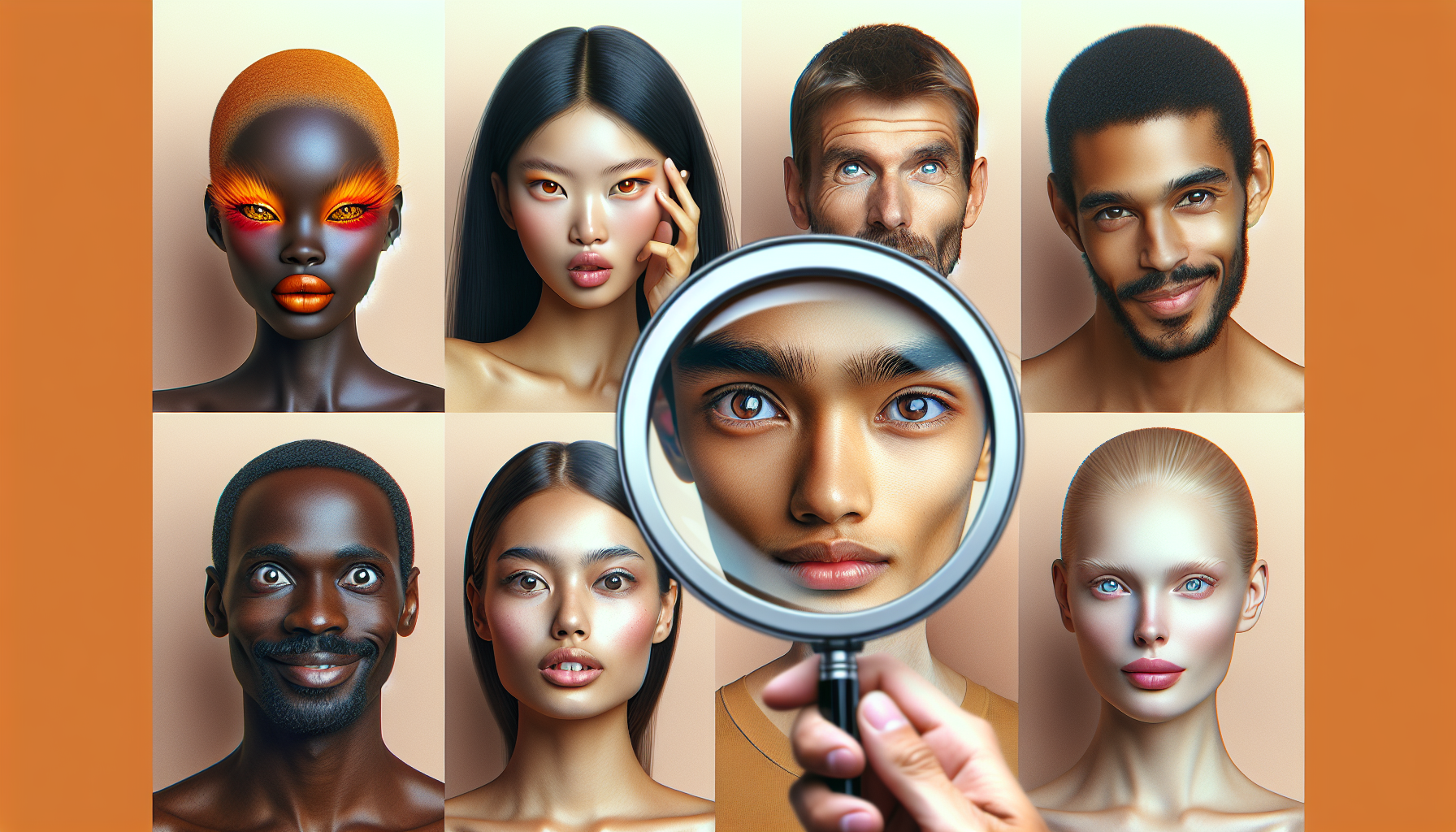Searching for a Model: Captivating Faces in Focus