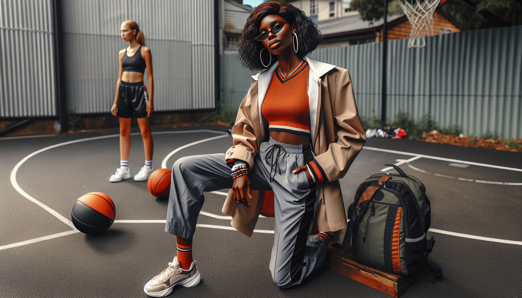 Basketball Coach Sydney Carter Redefines Style with Stunning Fashion Statements