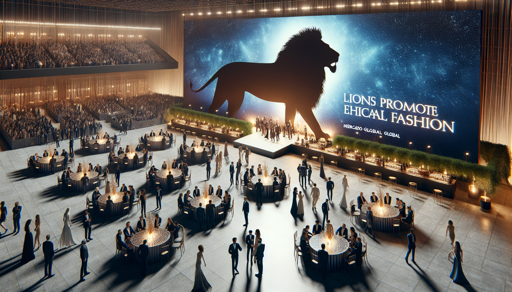 Lions Promote Ethical Fashion at Mercado Global's Fashion Forward Gala