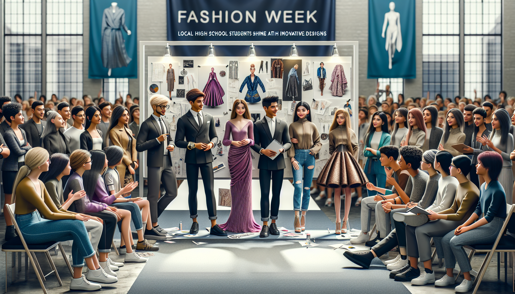 Local High School Students Shine at Fashion Week with Innovative Designs