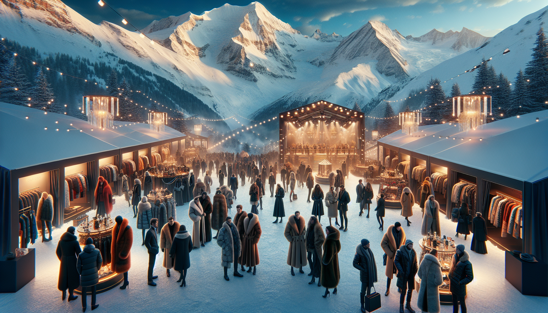 Moncler Unveils Spectacular Fashion Showcase in the French Alps