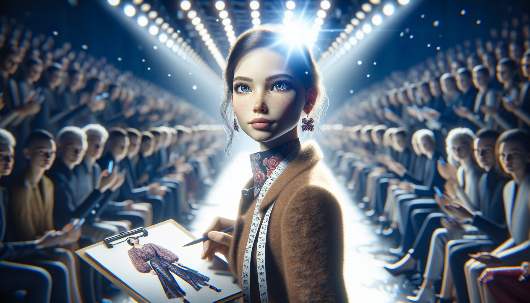 Naomi Hart's Impressive Debut at London Fashion Week
