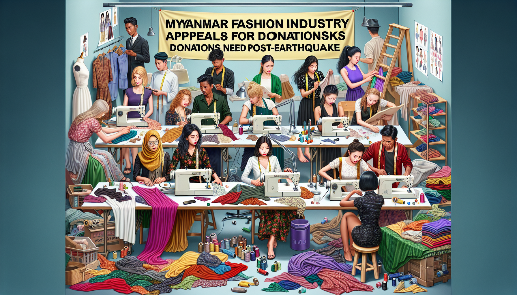 Myanmar Fashion Industry Appeals for Donations Post-Earthquake
