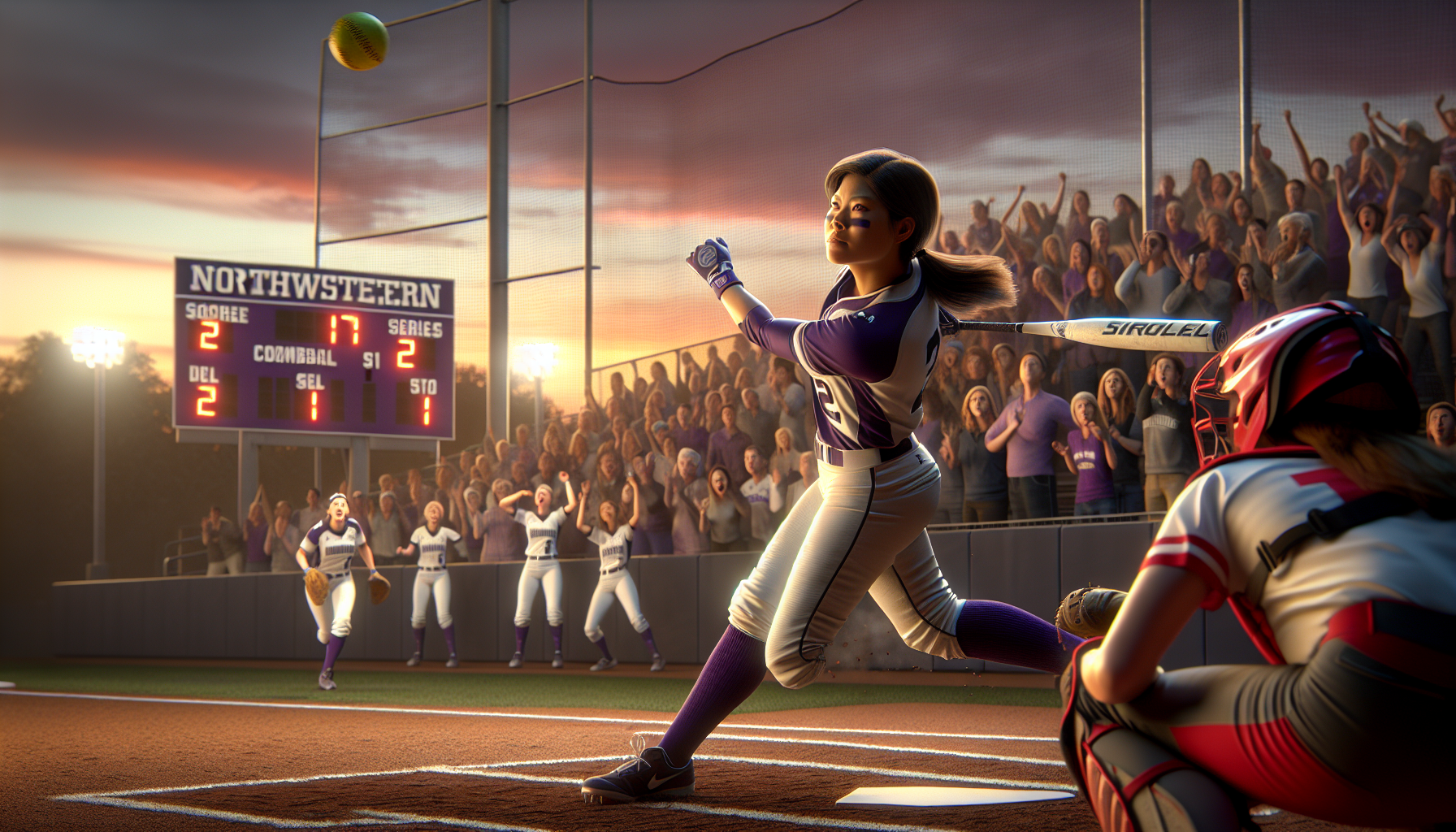 Northwestern Secures Walk-Off Victory to Win Series Against Wisconsin in Softball