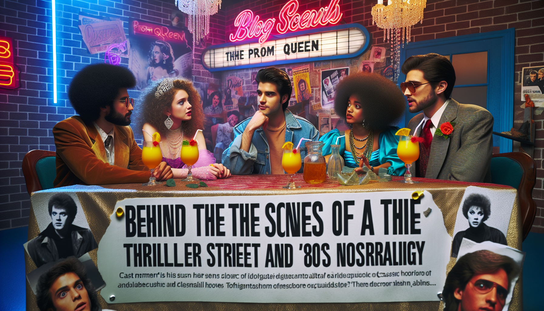 Behind the Scenes of FEAR STREET: PROM QUEEN with Cast Members Discussing R.L. Stine and '80s Nostalgia