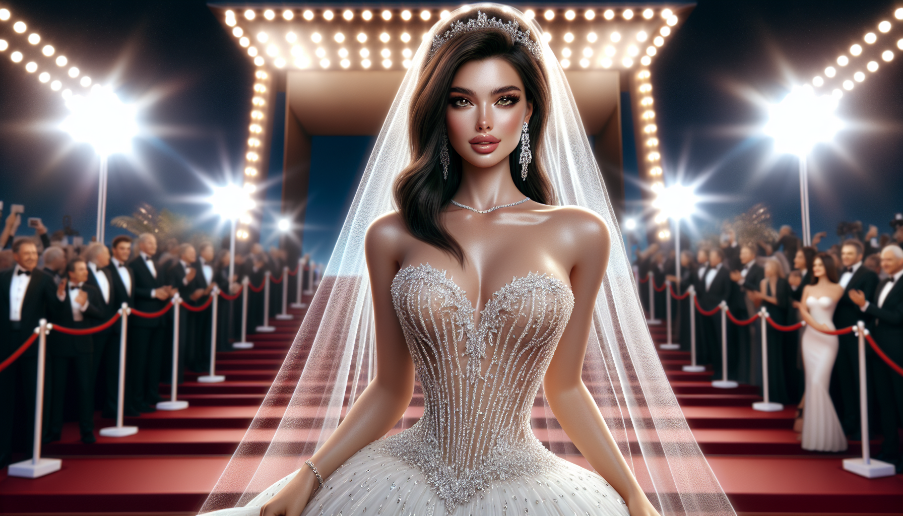 Irina Shayk Exudes Bridal Elegance at Cannes