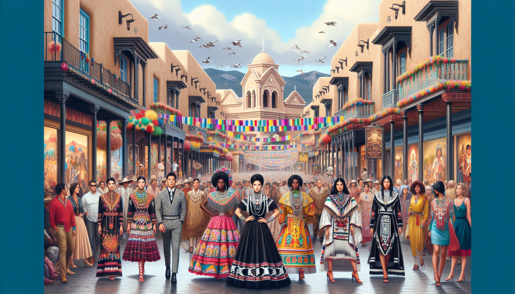 Santa Fe Celebrates Native Fashion Through Artistry