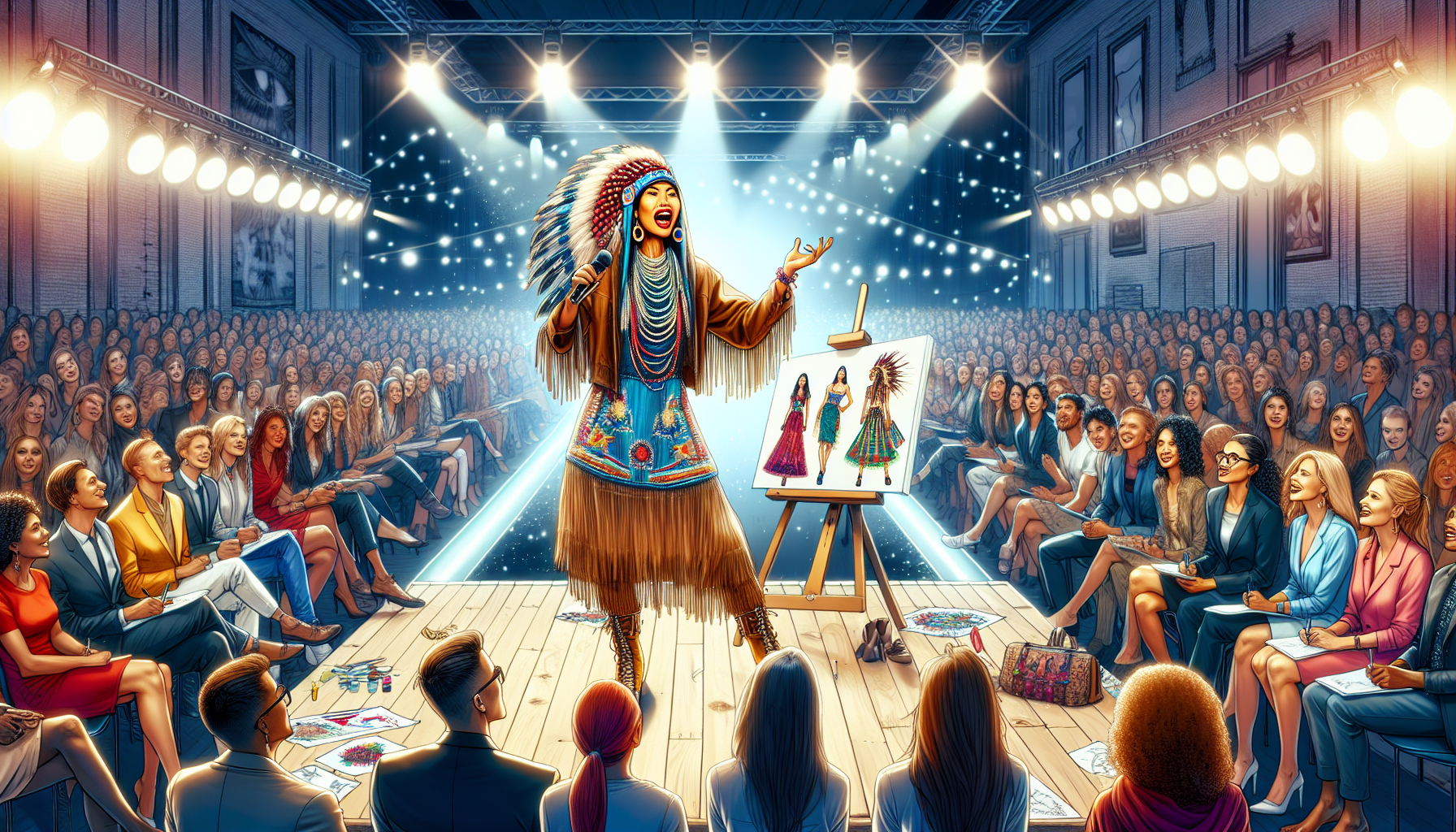 Taos Pueblo Designer Discusses Native Fashion Evolution at Fashion Week