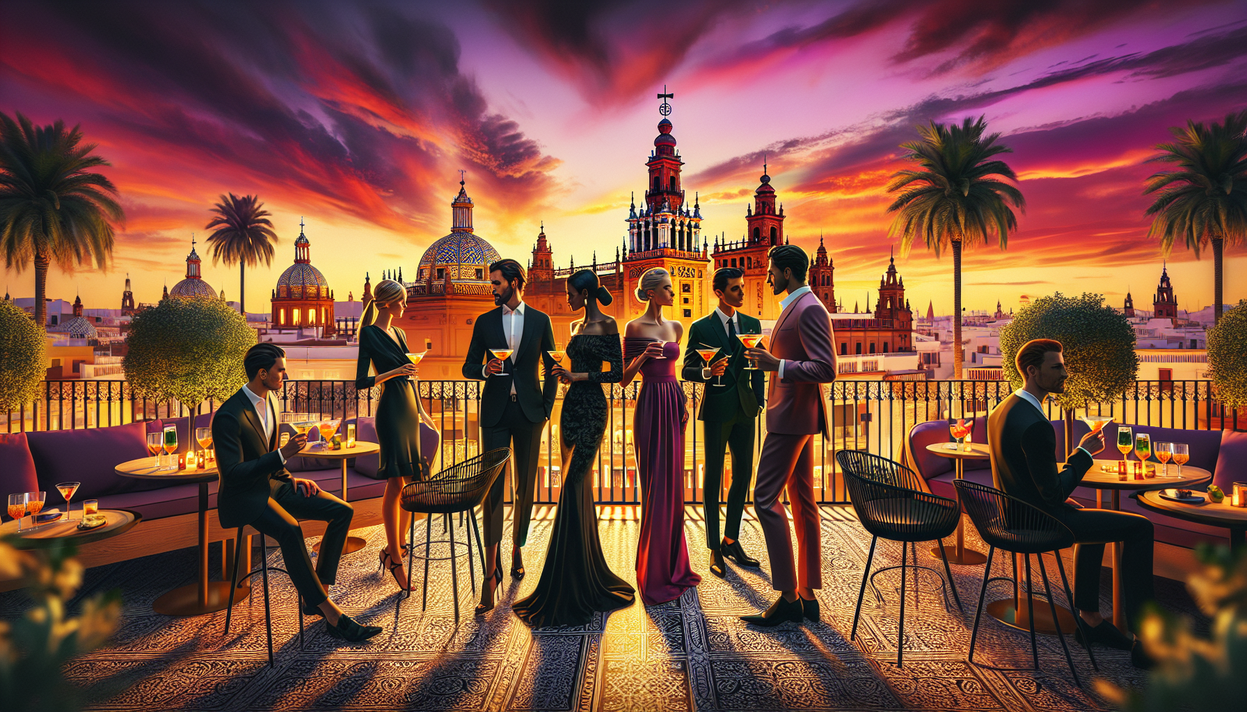 Scalpers Sevilla Rooftop: A Fusion of Fashion and Cocktails Amidst Seville’s Iconic Sunsets