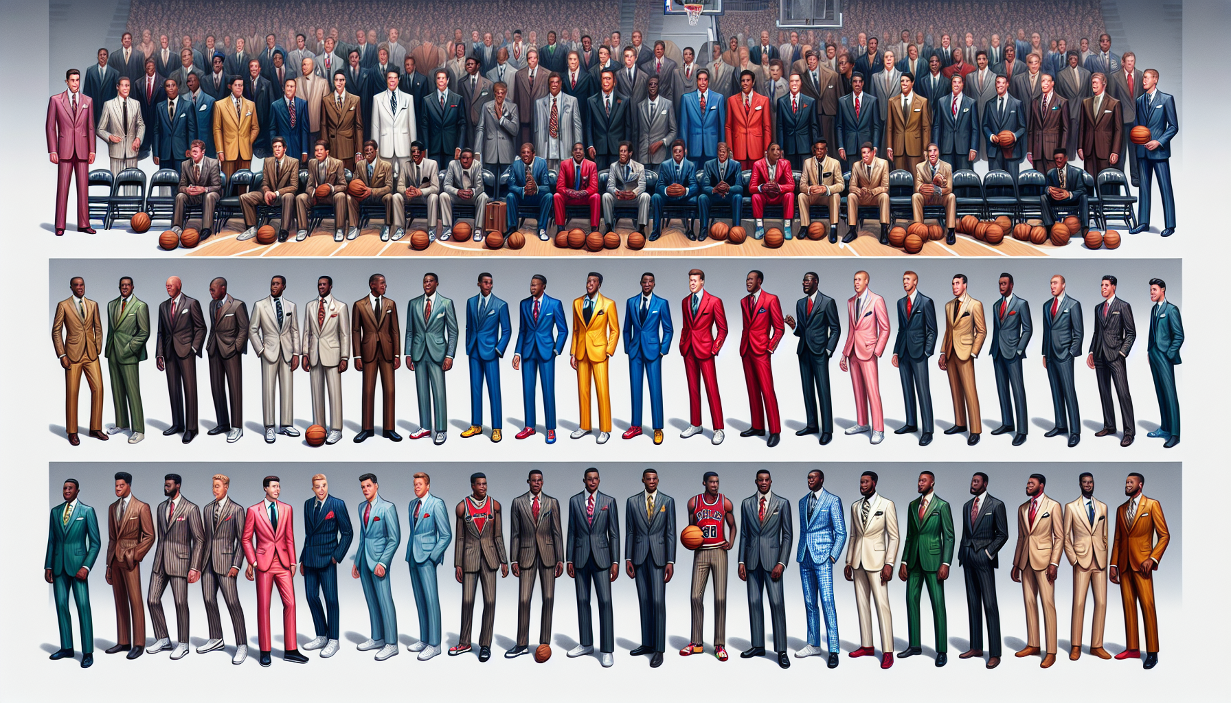 The Evolution of NBA Draft Fashion: Iconic Suits Through the Eras